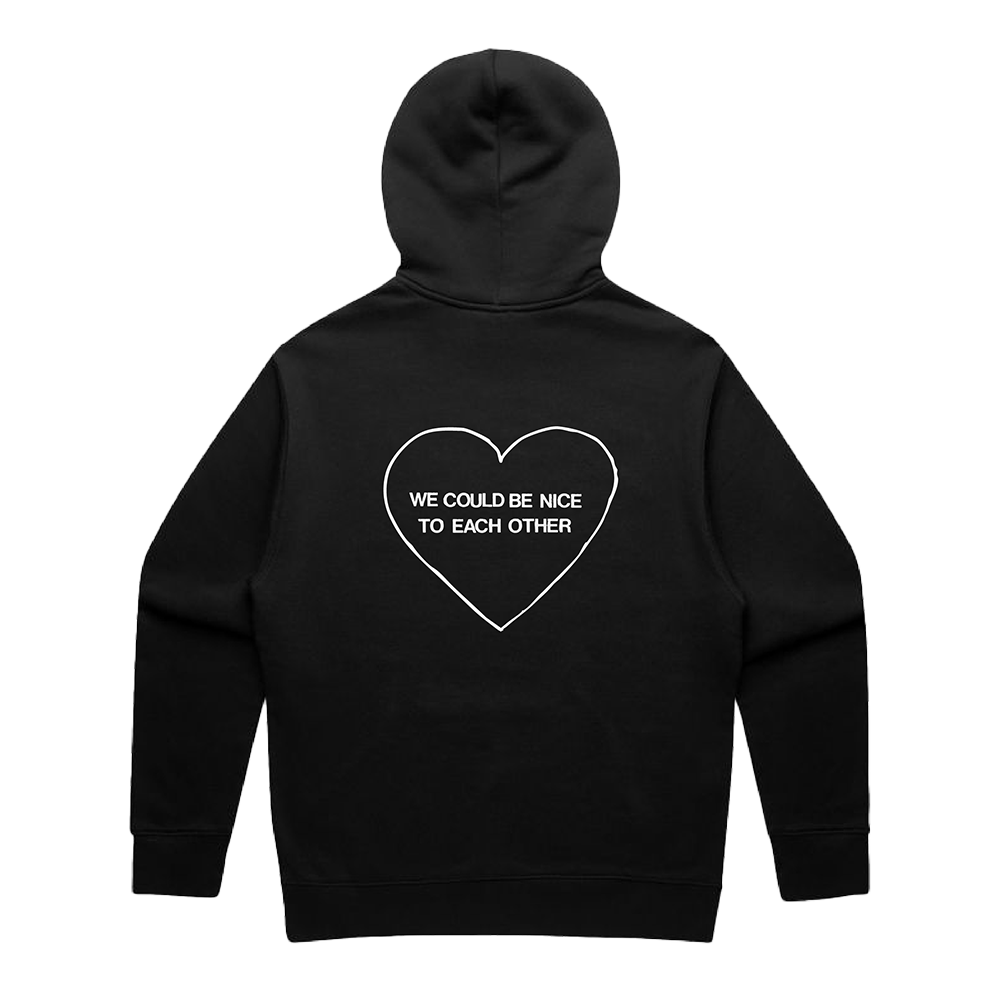 Nice To Each Other Hoodie Back