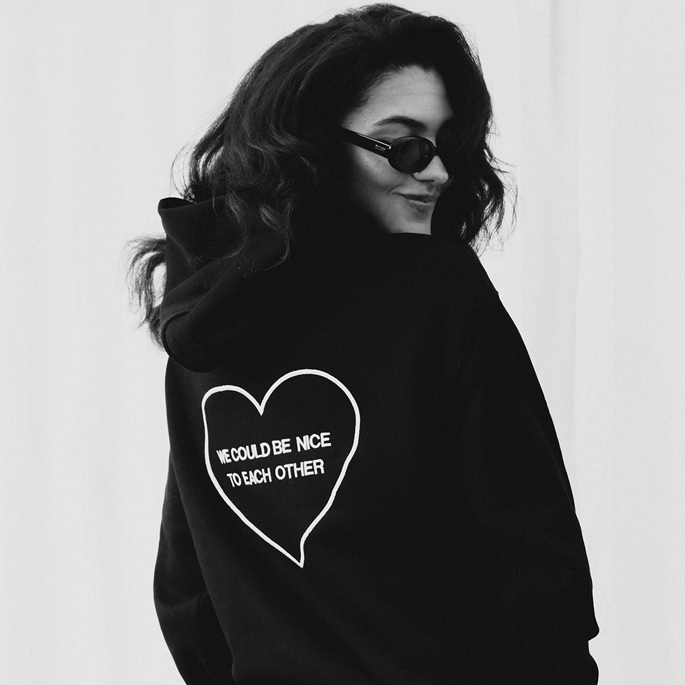 Nice To Each Other Hoodie Back